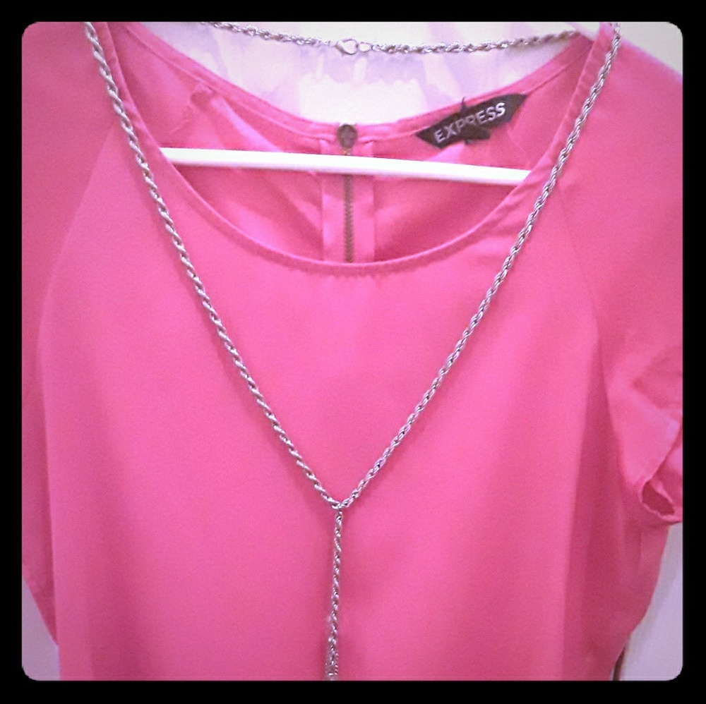 Coral Express satin shirt